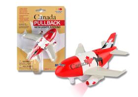 Toy Pullback Plane Daron Canada com luz e som