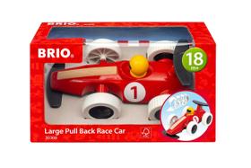Toy Race Car Brio 30308 Large Pull Back para crianças a partir de 18 meses