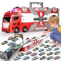 Toy Race Car Tracks Jiakora com 20 brinquedos para crianças de 1 a 8 anos