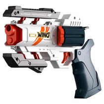 Toy Revolver VISPHYLY Soft Bullet Foam Blaster com dardos azuis