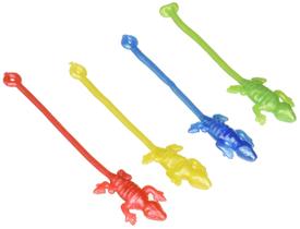 Toy Rhode Island Novelty SKLIZAR Lizards, pacote com 12 unidades variadas Toy Rhode Island Novelty SKLIZAR Lizards, pacote com 12 unidades variadas