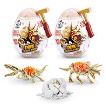 Toy Robo Alive Mini Dino Fossil Find (pacote com 2) ZURU Boys 5+ Toy Robo Alive Mini Dino Fossil Find (pacote com 2) ZURU Boys 5+