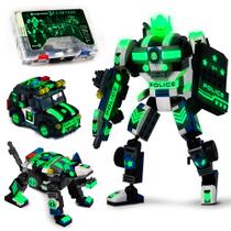 Toy Robot Police Mech Glow in the Dark JITTERYGIT JITTERYGIT