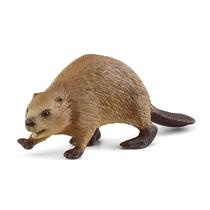 Toy Schleich Wild Life Animal Beaver para crianças de 3 anos ou mais