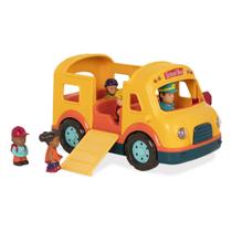 Toy School Bus Battat Light-Up com 5 bonecos para 18 meses ou mais Toy School Bus Battat Light-Up com 5 bonecos para 18 meses ou mais