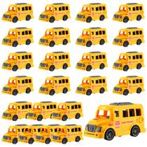Toy School Bus Blueweenly Mini, plástico amarelo de 9,9 cm, 48 unidades Toy School Bus Blueweenly Mini, plástico amarelo de 9,9 cm, 48 unidades