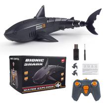 Toy Shark Submarino Submarino Recarregável com Controle Remoto