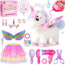 Toy SOLIEHOO Unicorn para meninas de 3 a 6 anos com controle remoto