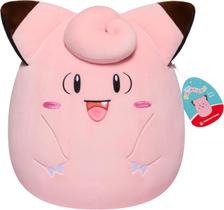 Toy Squishmallows SQPK00036 Clefairy Pokémon do tipo fada Toy Squishmallows SQPK00036 Clefairy Pokémon do tipo fada