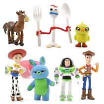 Toy Story 4 Coleção Com 7 Bonecos Miniaturas