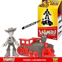 Toy Story Mini Boneco Woody + Veículo Slammers Disney - Imaginext Mattel