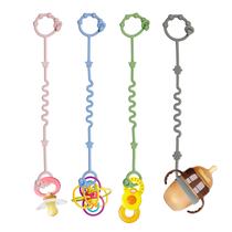 Toy Straps RTMOK Silicone Set Clipe de chupeta para bebê