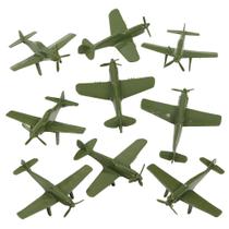 Toy Tim Mee WW2 Fighter Ace Planes OD Green 9 unidades para crianças a partir de 5 anos Toy Tim Mee WW2 Fighter Ace Planes OD Green 9 unidades para crianças a partir de 5 anos