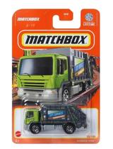 Toy Truck Matchbox Garbage King Green & Silver 1:64 Die-Cast