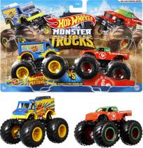 Toy Trucks Hot Wheels Monster Trucks Demolition Doubles, pacote com 2