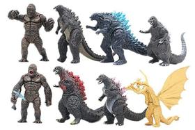 Toy U/B Godzilla Movie Monster Godzilla vs Kong 8 sets