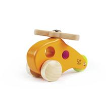 Toy Vehicle Hape Little Copter Wooden for Toddler Yellow