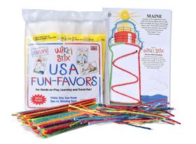 Toy WIKKI STIX USA Fun Paks Travel Essential Pack, pacote com 20