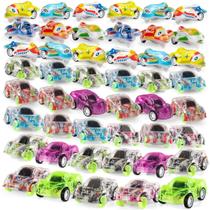 Toy YouCute Mini Pull Back Cars Planes, pacote com 48 unidades para crianças