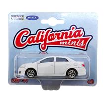 Toyota Corola Branco Séries California Minis 1/64 Welly 52020 Toyota Corola Branco Séries California Minis 1/64 Welly 52020