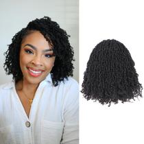 ToyoTress Yanky Twist para cabelo de crochê, 10 polegadas, 8 pacotes (240 fios)