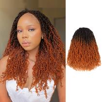 ToyoTress Yanky Twist para cabelo de crochê, 16 polegadas, 8 pacotes, laranja ToyoTress Yanky Twist para cabelo de crochê, 16 polegadas, 8 pacotes, laranja