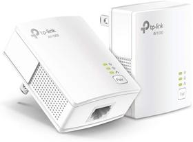 TP-Link AV1000 Powerline Starter Kit (KIT TL-PA7017) - Gigabit Port, Plug&ampPlay, Ethernet Over Power, Nano Size, Ideal para Smart TV, Jogos Online, Conexão Com Fio Apenas