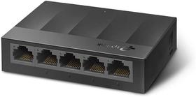 TP-Link Litewave 5 Portas Gigabit Ethernet Switch Divisor de Ethernet de desktop de caixa plástica de switch de rede sem escudo Plug &amp Play Quiet sem fãs Não gerenciado (LS1005G)