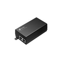 TP-LINK TL-PoE160S Injetor 802.3at/af Gigabit PoE adaptador não poe para poe Suprimentos PoE (15.4W) ou PoE+ (30W) Plug & Play desktop/wall-mount Distância até 328 pés Ul Certificado, Preto