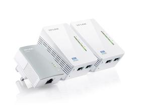 Tp-Link Wifi Tl-Wpa4220T Kit Av600 Powerline 2 Ethernet 3Pçs