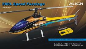 Tr500l speed fuselage yellow/blue hf5024 Tr500l speed fuselage yellow/blue hf5024