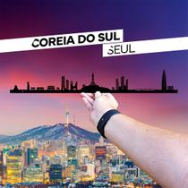 Traçado Coreia do Sul - Seul - Parede Traçado Coreia do Sul - Seul - Parede