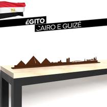 Traçado Egito - Cairo e Guizé - Mesa