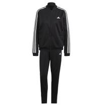 Track Suit adidas Essentials de 3 listras para mulheres em preto/branco Track Suit adidas Essentials de 3 listras para mulheres em preto/branco