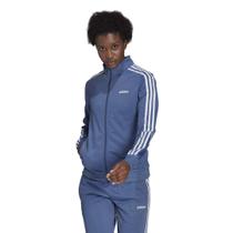 Track Top adidas Essentials Tricot Crew Blue para mulheres