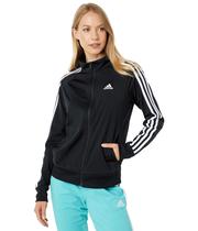 Track Top Adidas Essentials Warm-Up Slim de 3 listras para mulher Track Top Adidas Essentials Warm-Up Slim de 3 listras para mulher