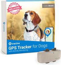 Tractive Rastreador GPS impermeável para cães - Café