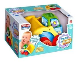 Tractor Baby Trator Com Pá Articulada Brinquedo Infantil
