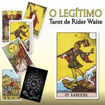 Tradicional Tarot Rider Waite Português com Saquinho e cristal 78 cartas Plastificadas Arte Original 1909 Pamela Colman Smith