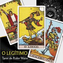 Tradicional Tarot Rider Waite Português com Saquinho e cristal 78 cartas Plastificadas Arte Original 1909 Pamela Colman Smith