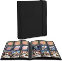 Trading Card Binder CTPOKO, álbum de cartas esportivas de 9 bolsos, preto Trading Card Binder CTPOKO, álbum de cartas esportivas de 9 bolsos, preto