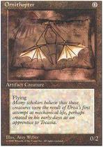 Trading Card Magic The Gathering Ornithopter 4ª edição