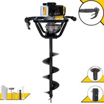 Trado Motorizado Lynus PSL-517 À Gasolina 52cc 1,8HP 9.000rpm Motor 2 Tempos Alta performance Perfurador de Solo Profissional Com Broca 80X20cm Para Construção Civil e Elevação de Cercas Trado Motorizado Lynus PSL-517 À Gasolina 52cc 1,8HP 9.000rpm Motor 2 Tempos Alta performance Perfurador de Solo Profissional Com Broca 80X20cm Para Construção Civil e Elevação de Cercas