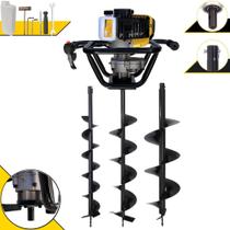 Trado Motorizado Lynus PSL-517 À Gasolina 52cc 1,8HP 9.000rpm Motor 2 Tempos Perfurador de Solo Profissional Completo Com KIT de Brocas 80X10cm, 80X15cm e 80X20cm Trado Motorizado Lynus PSL-517 À Gasolina 52cc 1,8HP 9.000rpm Motor 2 Tempos Perfurador de Solo Profissional Completo Com KIT de Brocas 80X10cm, 80X15cm e 80X20cm