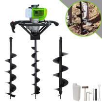 Trado Motorizado Menegotti MPS-52 À Gasolina 2T 52cc 1,8HP de Potência 9.000rpm Perfurador de Solo Completo Com Kit 3 Brocas 80x10cm, 80x15cm e 80x20cm Para Mourões, Reflorestamento e Construção Civil Trado Motorizado Menegotti MPS-52 À Gasolina 2T 52cc 1,8HP de Potência 9.000rpm Perfurador de Solo Completo Com Kit 3 Brocas 80x10cm, 80x15cm e 80x20cm Para Mourões, Reflorestamento e Construção Civil