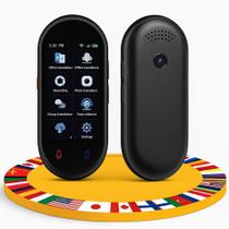 Tradutor de Idiomas Eletrônico Portátil com Câmera e Tela Touch Tradução Online e Offline em Tempo Real Tradutor de Idiomas Eletrônico Portátil com Câmera e Tela Touch Tradução Online e Offline em Tempo Real