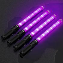 Traffic Wand e-Riding de 21 polegadas roxo com 3 modos de intermitência, pacote com 4