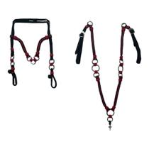 Traia De Cordinha Cabeçada E Peitoral Trançada Artesanal