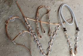 Traiado Argolado Completo Cabeçada Cabresto Bursal Peiteoral Redia Para Cavalgada Passeios Traiado Argolado Completo Cabeçada Cabresto Bursal Peiteoral Redia Para Cavalgada Passeios