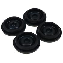 Trailer Axle Wheel Rubber Grease Plugs Hub Dust Cap, pacote com 4 Trailer Axle Wheel Rubber Grease Plugs Hub Dust Cap, pacote com 4